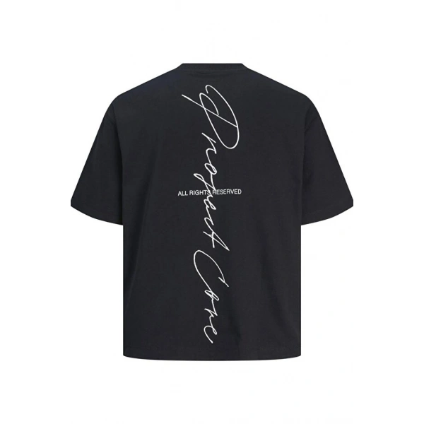 Jack & Jones Erkek Siyah Tişört