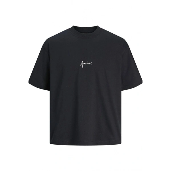 Jack & Jones Erkek Siyah Tişört