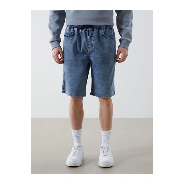 LC Waikiki Erkek Standart Kalıp Jean Şort