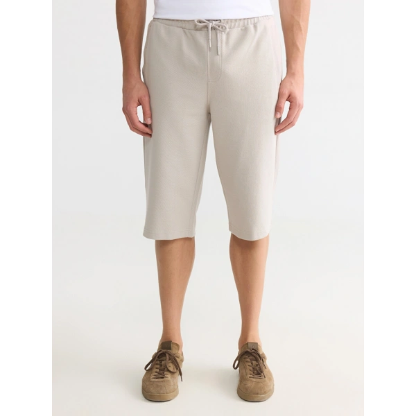 LC Waikiki Erkek Classic Bej Regular Fit Şort