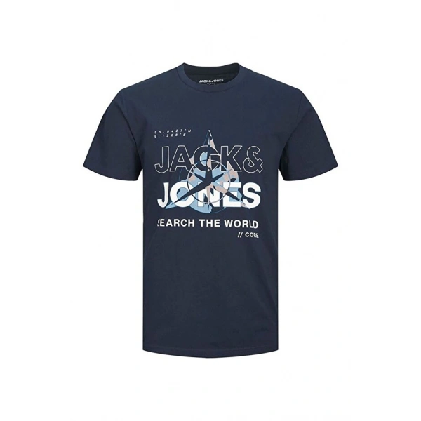 Jack & Jones Erkek Baskılı Tişört