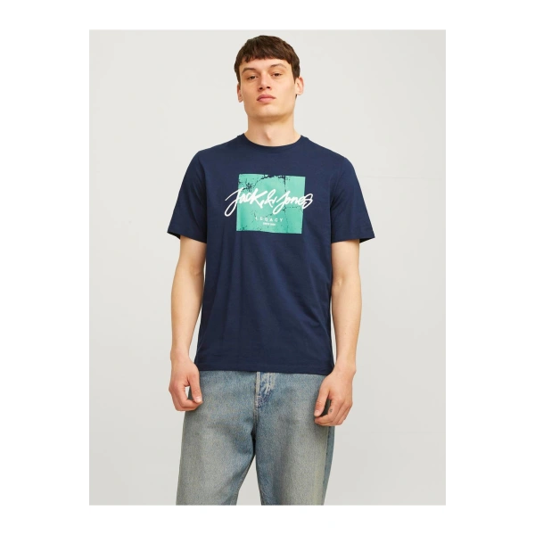 Jack & Jones Erkek Baskılı Tişört