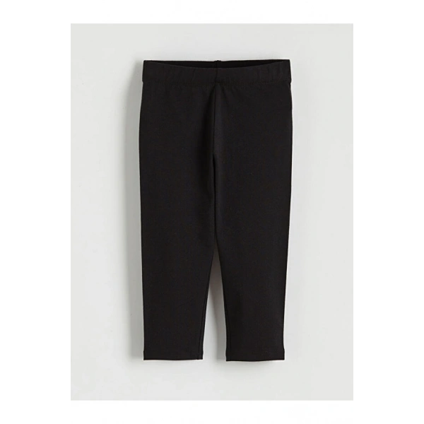 LC Waikiki Kız Çocuk Siyah Basic Tayt