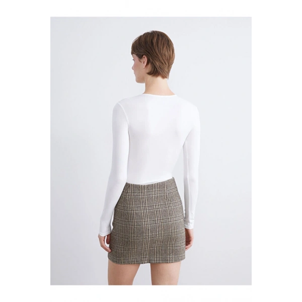 LC Waikiki Kadın Bisiklet Yaka Body