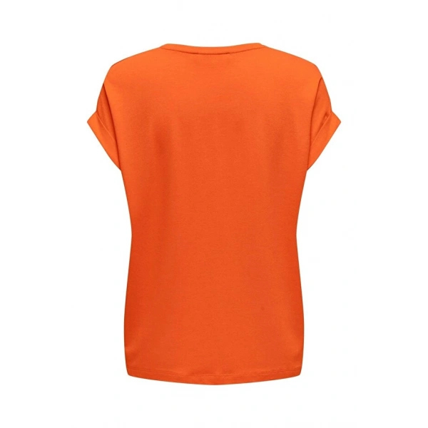 ONLY Geniş Yaka Basic Tişört