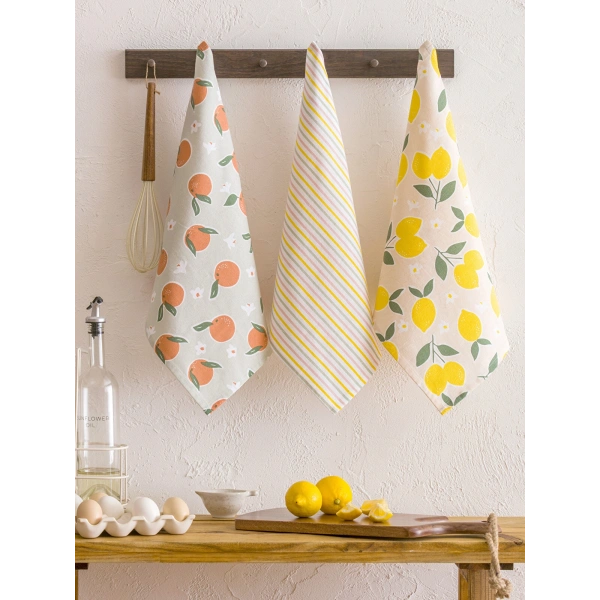 LCW HOME Karışık Baskılı Kurulama Bezi 3lü