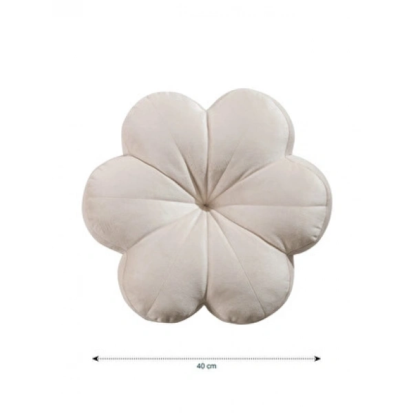 LC Waikiki HOME Bej Çiçek Görünümlü Kırlent 40 Cm