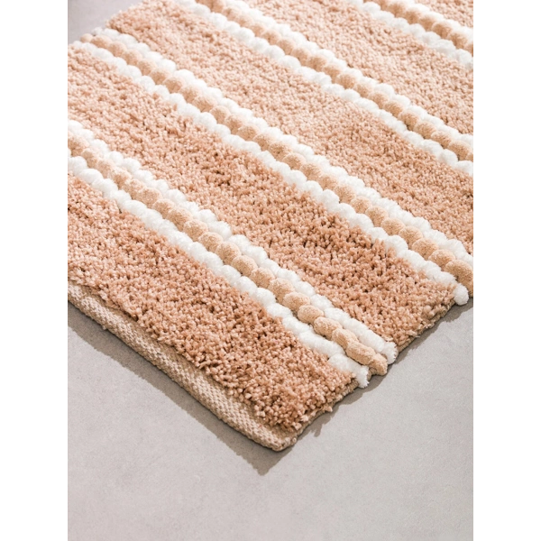LC Waikiki HOME Bej Pelüş Banyo Paspası 50x80 Cm