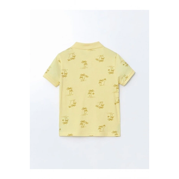 LC Waikiki Polo Yaka Baskılı Penye Erkek Bebek Tişört