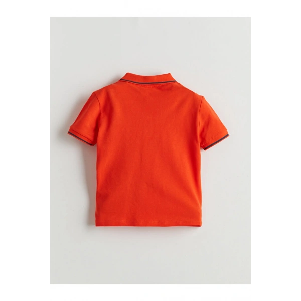 LC Waikiki Polo Yaka Nakışlı Erkek Çocuk Tişört