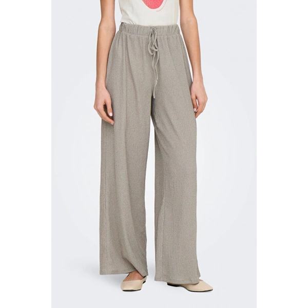 ONLY Onlagnes Regular Fit Yüksek Bel Geniş Paça Pantolon