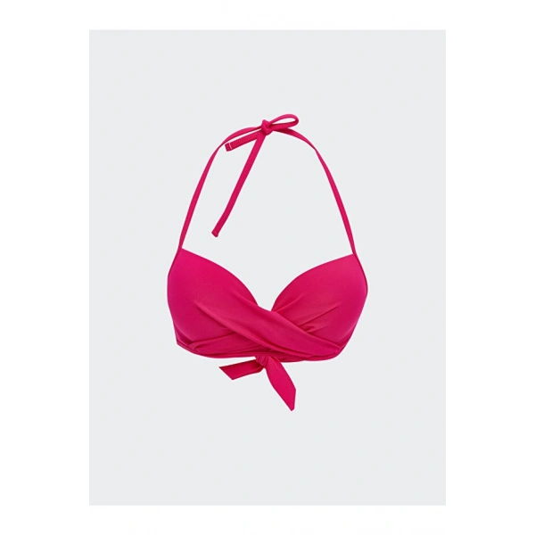 LC Waikiki Dikişli Pedli Büzgü Detaylı Kadın Bikini Üst
