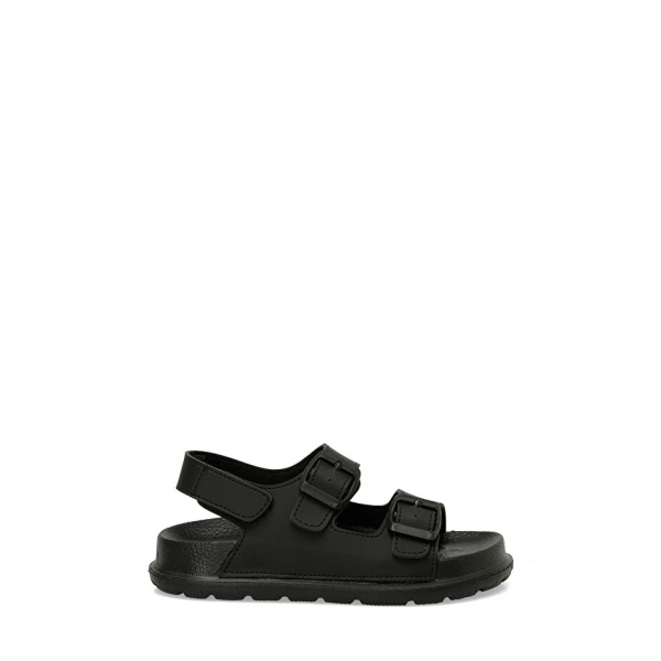Polaris Siyah Erkek Çocuk Sandalet