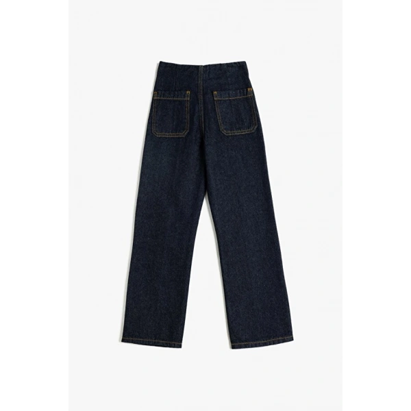 Koton Koyu Indigo Kız Çocuk Jeans