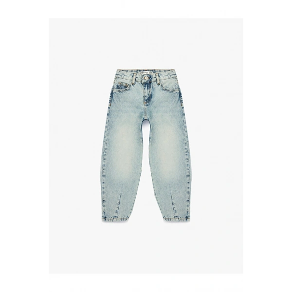 Koton Pamuklu Balon Kesim Denim Pantolon
