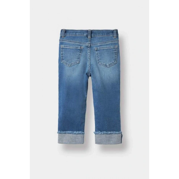 Defacto Straight Fit Düz Paça Jean Pantolon Kız Bebek