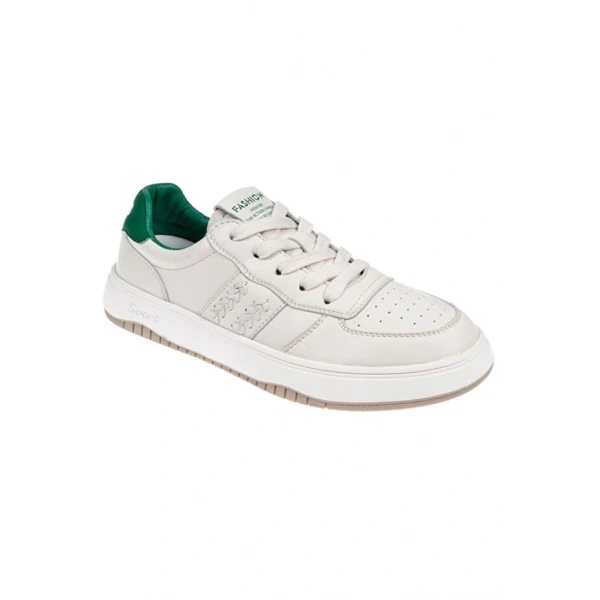 GAMELU Bej-yeşil Kadın Günlük Sneakers