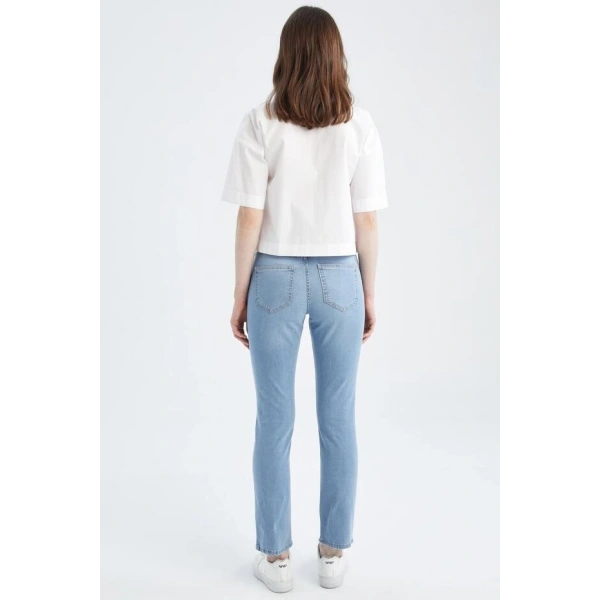 Defacto Fit Normal Bel Boru Paça Jean Pantolon
