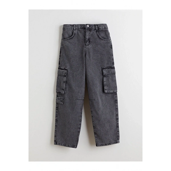 LC Waikiki Erkek Çocuk Kargo Jean Pantolon