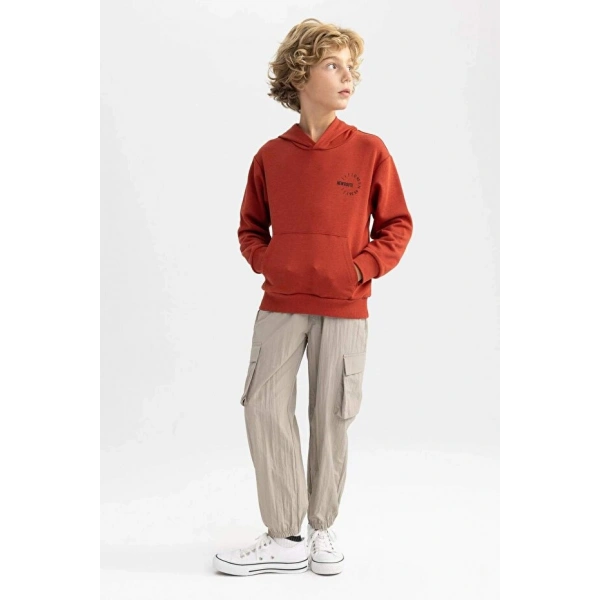 Defacto Kargo Jogger Paça Paraşüt Pantolon Erkek Çocuk