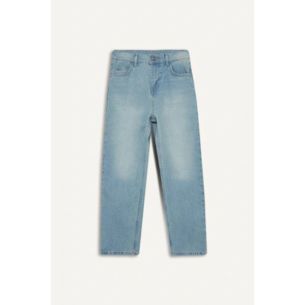 Defacto %100 Pamuk Wide Leg Geniş Paça Pantolon Erkek Çocuk