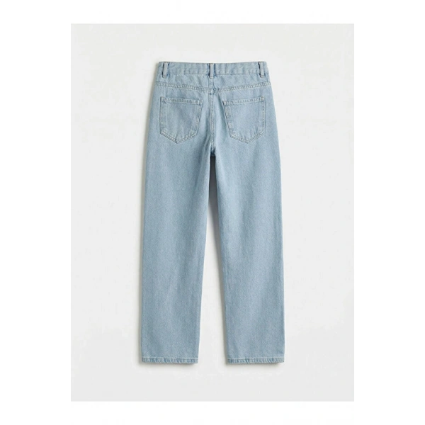 LC Waikiki Indigo Loose Fit Erkek Çocuk Jean Pantolon