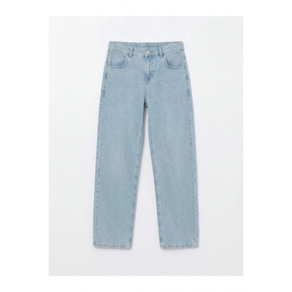 LC Waikiki Indigo Loose Fit Erkek Çocuk Jean Pantolon
