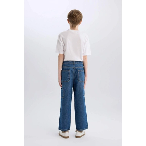 Defacto Wide Leg Jean Pantolon Erkek Çocuk