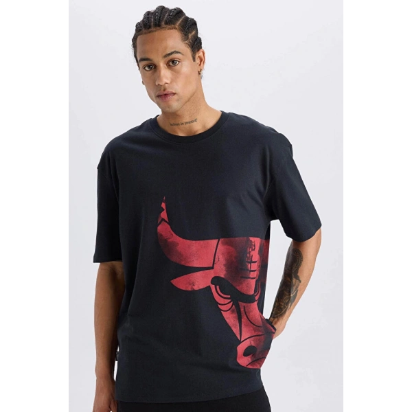 Defacto Siyah Erkek T-Shirt