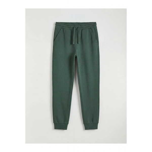 LC Waikiki Yeşil Beli Lastikli Erkek Çocuk Jogger Eşofman Altı