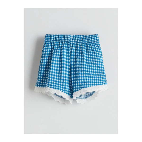 LC Waikiki Beli Lastikli Kız Çocuk Şort