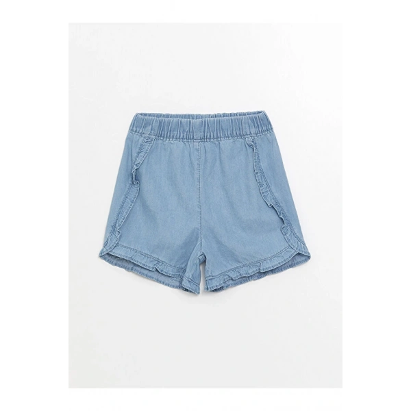LC Waikiki Basic Kız Bebek Jean Şort