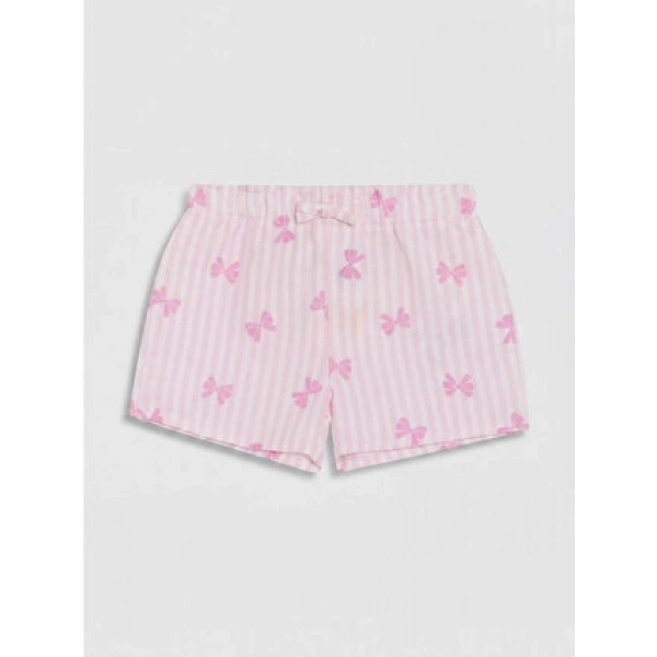 LC Waikiki Pembe Müslin Kız Bebek Şort