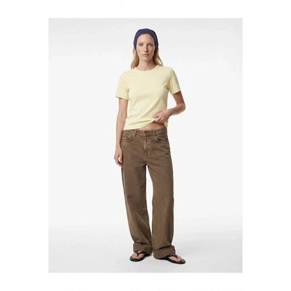 Koton Slim Fit Pamuklu Kısa Kollu Bisiklet Yaka Basic Tişört