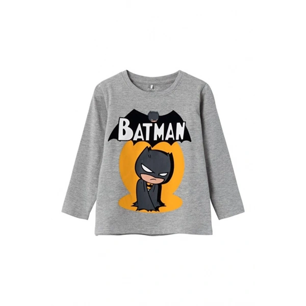 NAME IT Bisiklet Yaka Baskılı Erkek Çocuk Sweatshirt