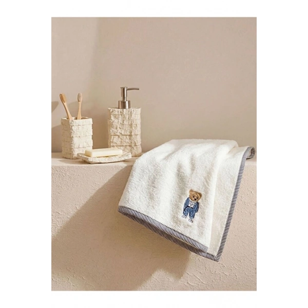 LC Waikiki Ayı Teddy Nakışlı Yüz Havlusu 50x80 cm
