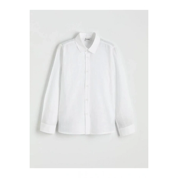 LC Waikiki Uzun Kollu Erkek Çocuk Poplin Gömlek