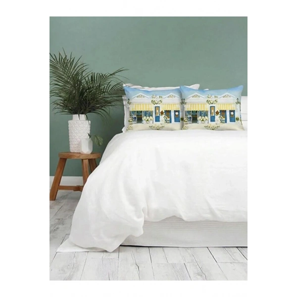 LC Waikiki Karışık Baskılı Pamuklu Yastık Kılıfı 2 li 50x70 Cm
