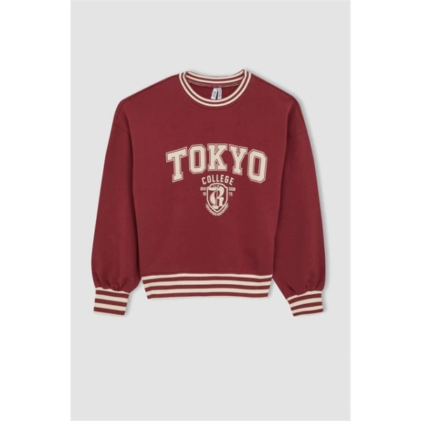 DEFACTO Kız Çocuk Sweatshirt