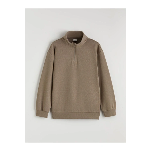 LC Waikiki Dik Yaka Erkek Çocuk Sweatshirt
