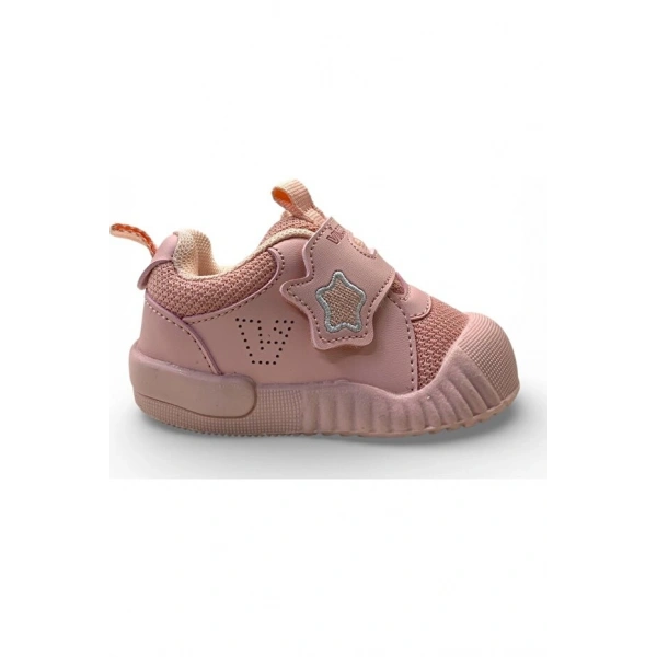 Vicco Monny Ortopedik Unisex Bebek Beyaz İlk Adım Sneaker