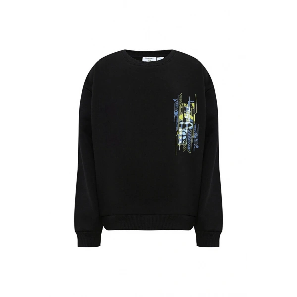 Lumberjack Siyah Erkek Çocuk Sweatshirt