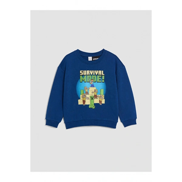 LC Waikiki Baskılı Erkek Çocuk Sweatshirt