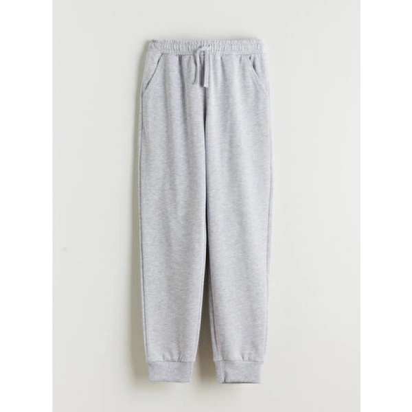 LC Waikiki Gri Beli Lastikli Erkek Çocuk Jogger Eşofman Altı