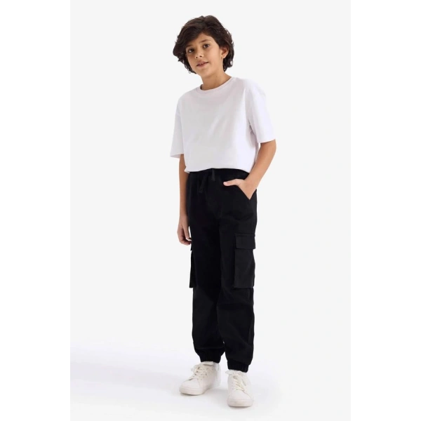 Defacto Kargo Gabardin Pantolon Erkek Çocuk