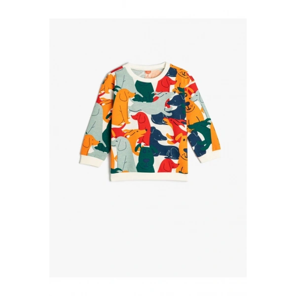 Koton Sweatshirt Baskılı Pamuklu
