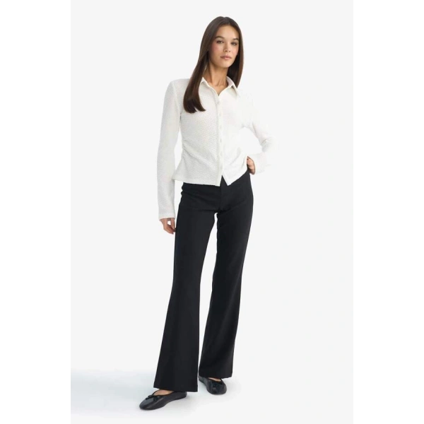 Defacto Flare Fit Normal Bel Pantolon