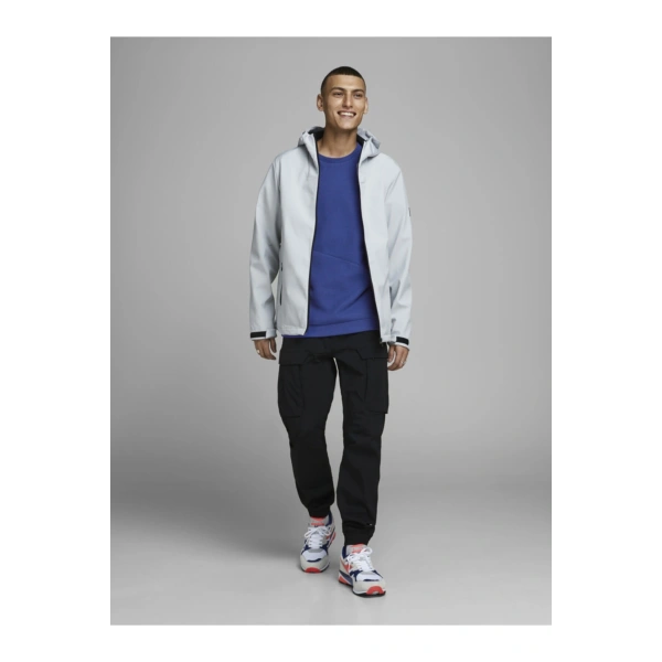 JACK & JONES Bisiklet Yaka Düz Renk Triko