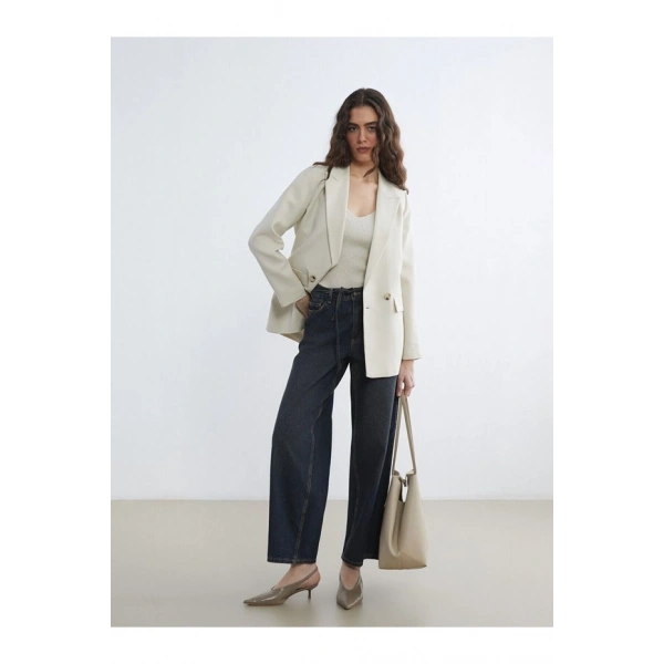 LC Waikiki Baggy Fit Kadın Jean Pantolon