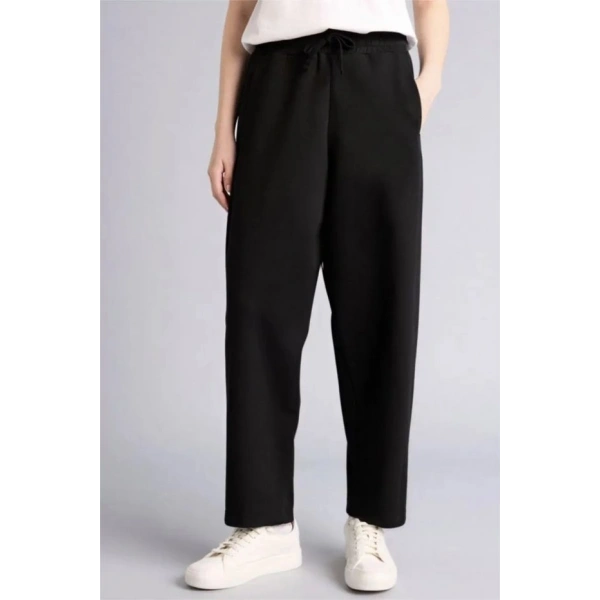 Defacto Baggy Fit Basic Düz Skuba Dalgıç Kumaş Pantolon G8157AX26SP